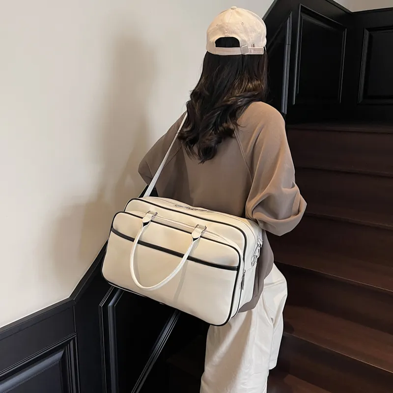 OUZIHUANG PU Travel Bag Women's Multicolor-6