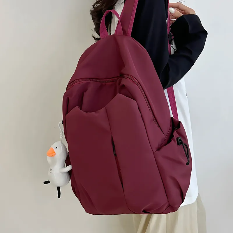 Tong Tong Rabbit Nylon Backpack Large Size Unisex Multicolor-2
