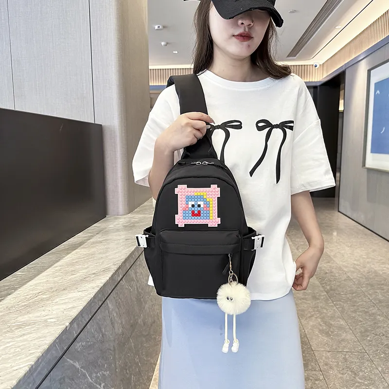 Tong Tong Rabbit Nylon Sling Bag Women's Multicolor-4
