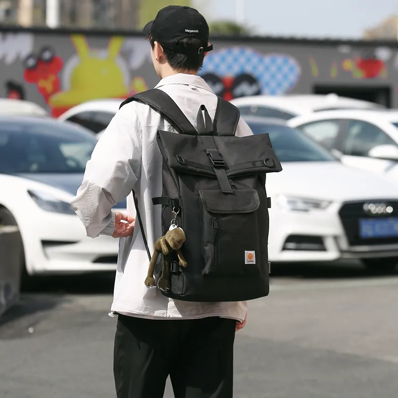 Deli Bear Oxford Backpack Regular Unisex Black-5