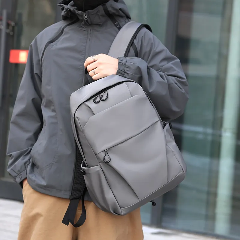 Tong Tong Rabbit Oxford Backpack Men's Black/Blue/Gray-10