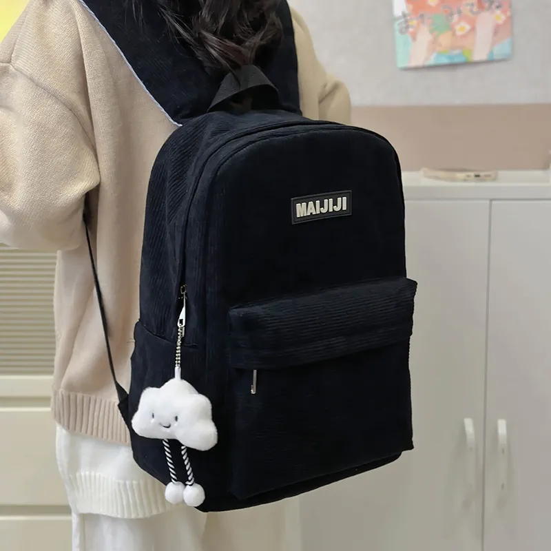 Tong Tong Rabbit Nylon Backpack Women's White/Red/Black/Khaki-12