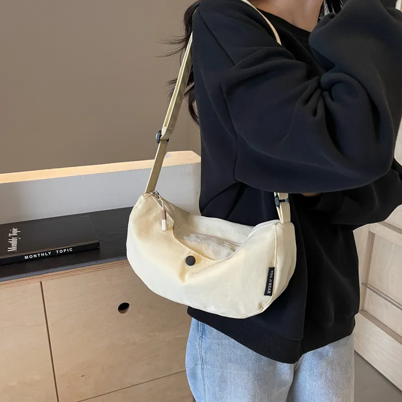 OUZIHUANG Nylon Fabric Crossbody Bag, Shoulder Bag Women's Multicolor-8