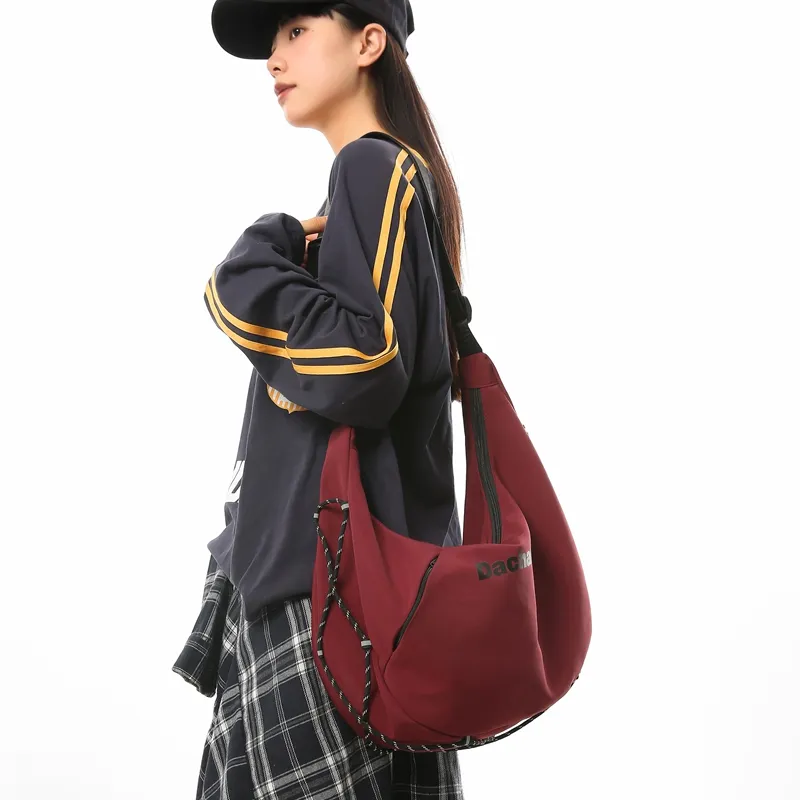 Deli Bear Nylon Shoulder Bag Regular Unisex Multicolor-19