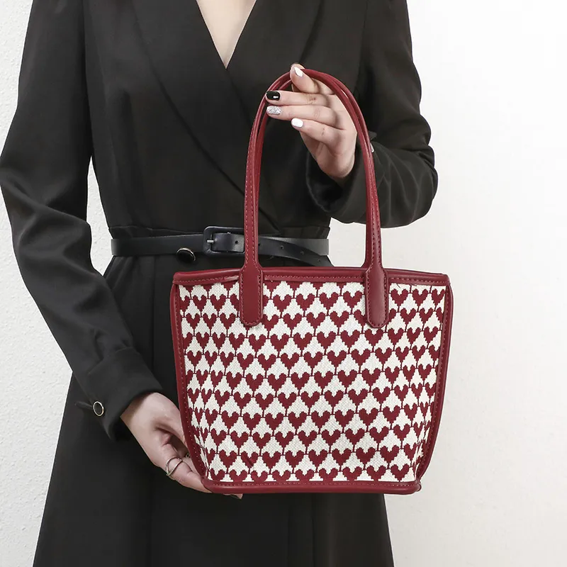 OUZIHUANG Artificial Leather One Shoulder Handbags Regular Women's Red-1