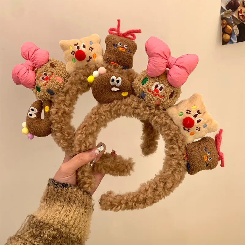 Tong Tong Rabbit Plush Headbands Women's-3