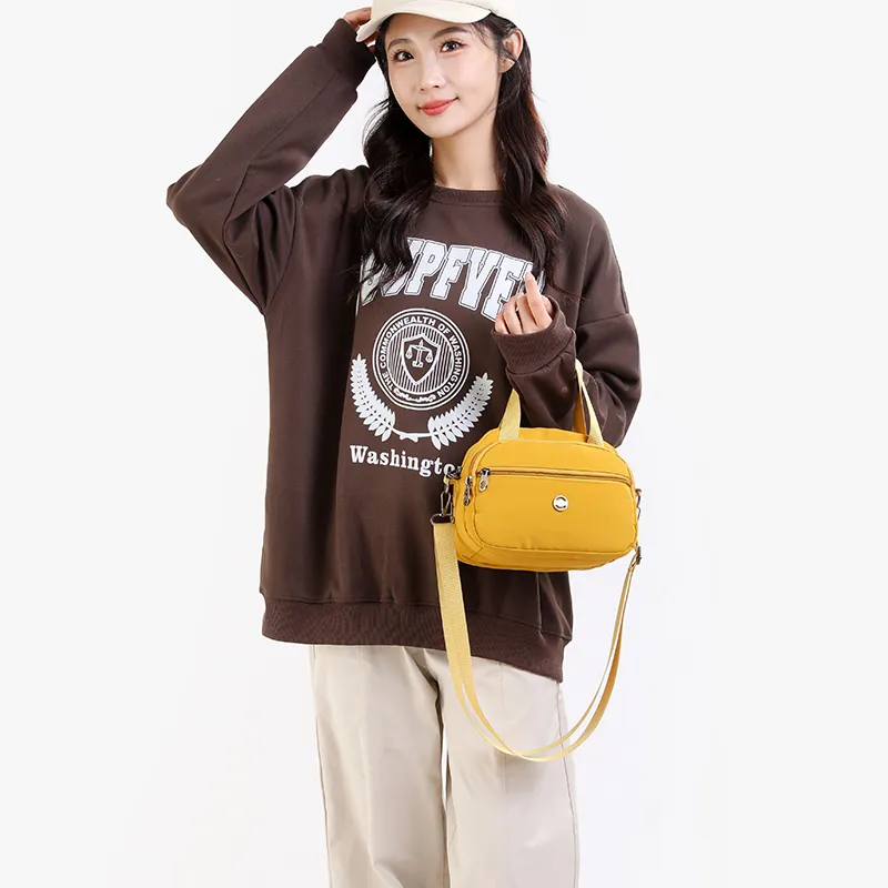 Deli Bear Nylon One Shoulder Handbags Women's Multicolor-6