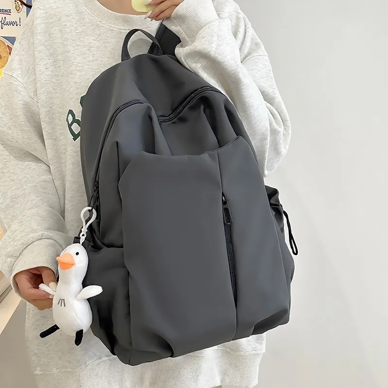 Tong Tong Rabbit Nylon Backpack Large Size Unisex Multicolor-13