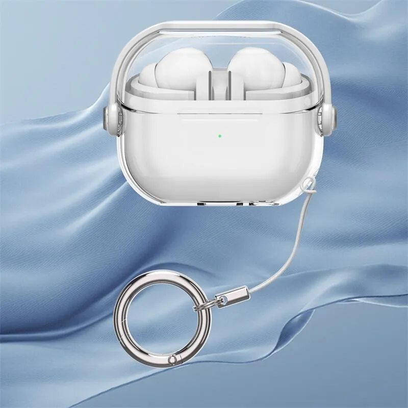 Tong Tong Rabbit Compatible With Samsung Galaxy Buds3 Pro TPU Transparent Lock Headphone Case Headphone Cover-16