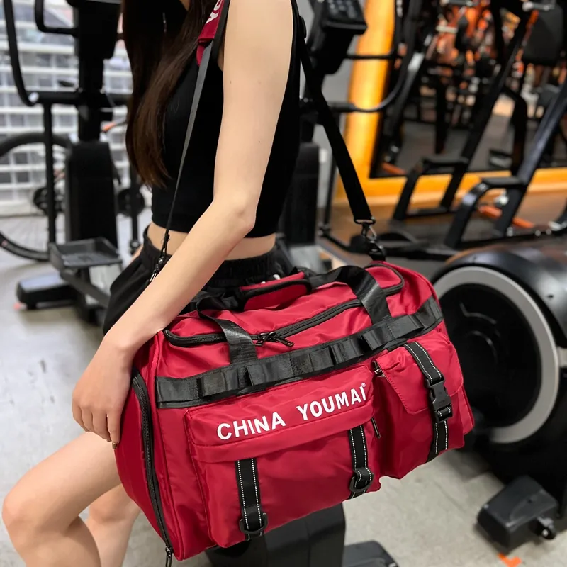 Deli Bear Nylon Gym Bag Unisex Multicolor-18