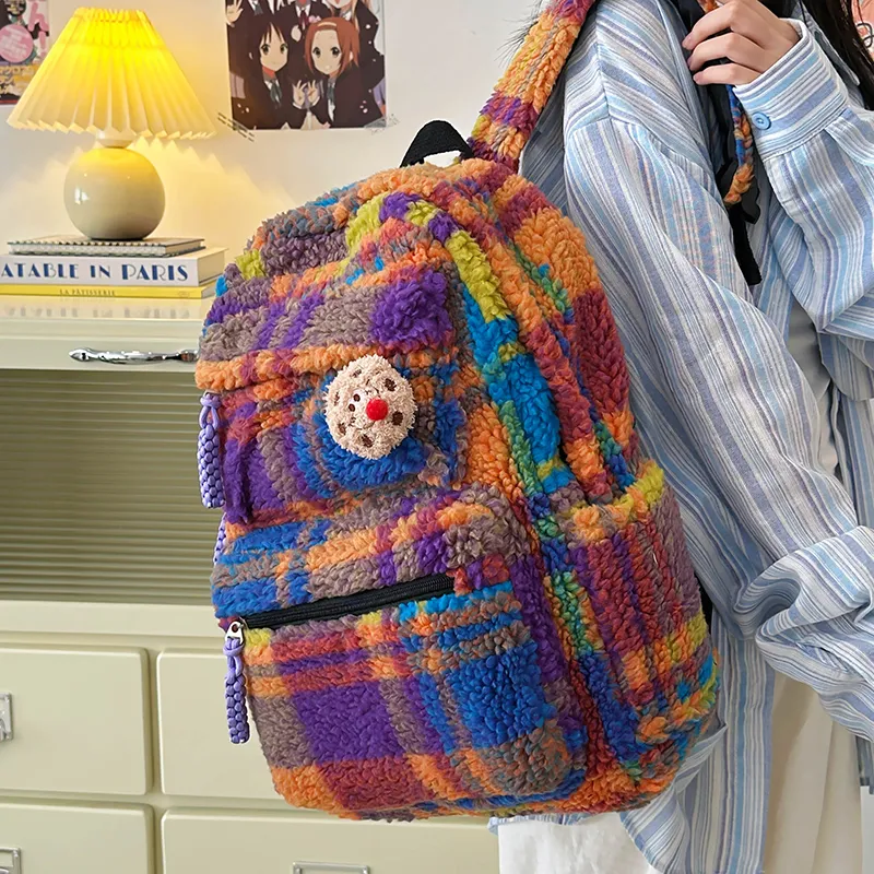 Tong Tong Rabbit Nylon Backpack Women's Multicolor-18