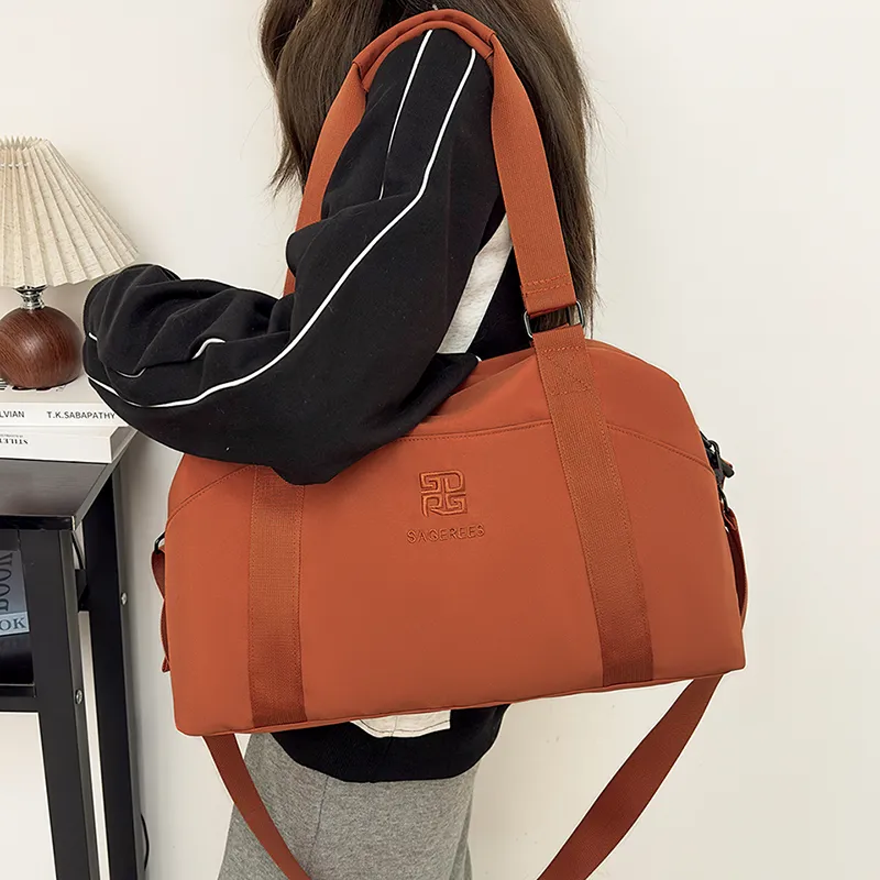 OUZIHUANG Nylon Travel Bag Unisex Multicolor-21