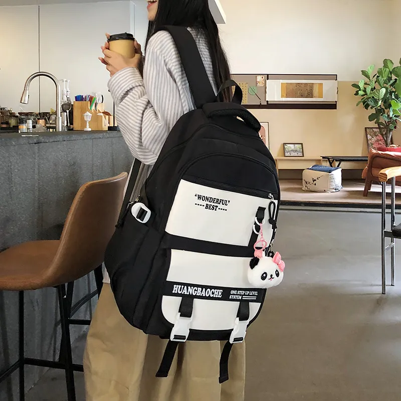 Deli Bear Nylon Backpack Women's Multicolor-1