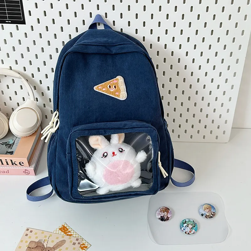 OUZIHUANG Nylon Ita Bag Backpack Women's Multicolor-7