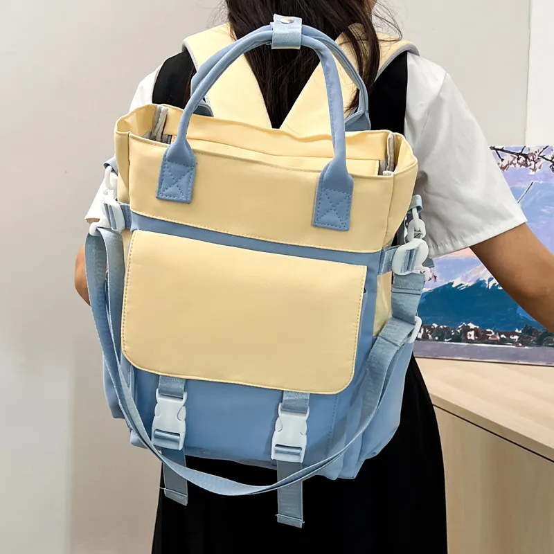 Deli Bear Canvas Backpack Regular Unisex Multicolor-12