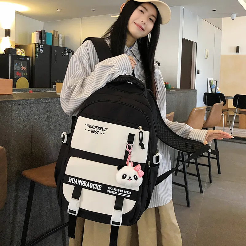 Deli Bear Nylon Backpack Women's Multicolor-4