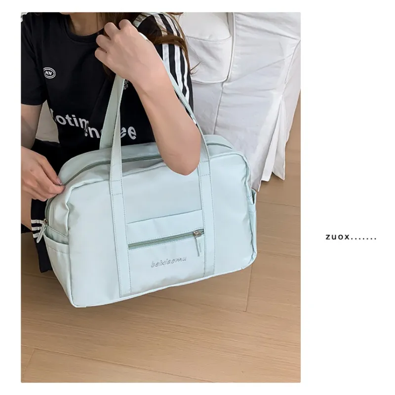 Tong Tong Rabbit Nylon Handbag Travel Bag Unisex Multicolor-9