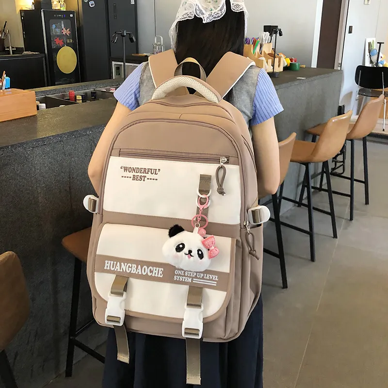 Deli Bear Nylon Backpack Women's Multicolor-15