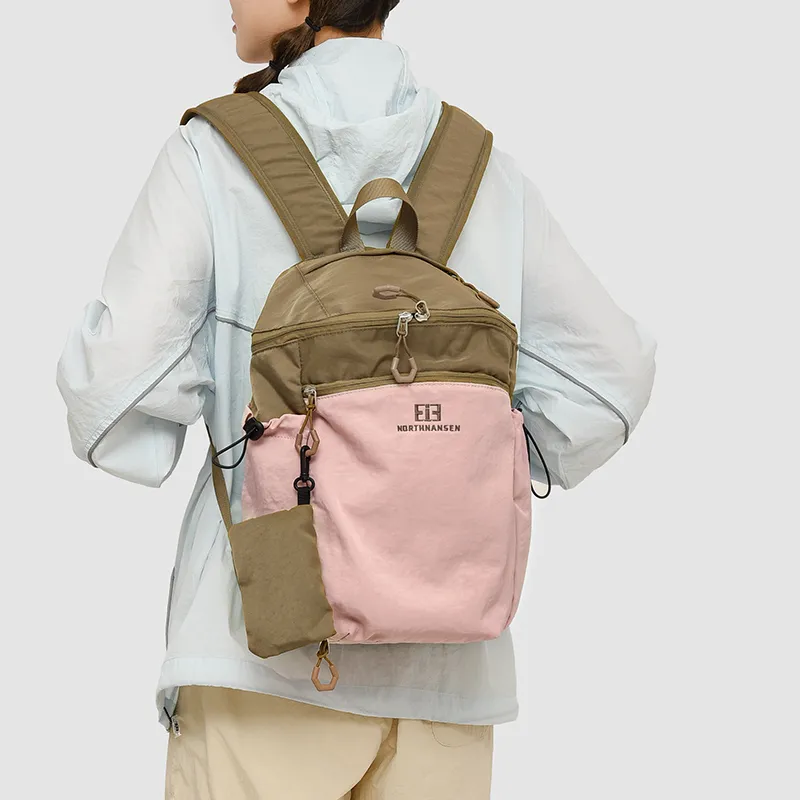 OUZIHUANG Oxford Backpack Unisex Pink Coffee/Beige Blue/Khaki/Black-3