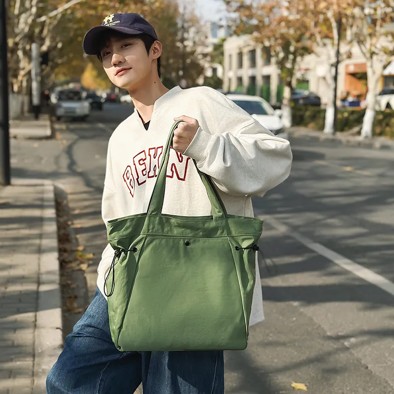 OUZIHUANG Nylon Tote Bag Shoulder Bag Unisex Multicolor-14