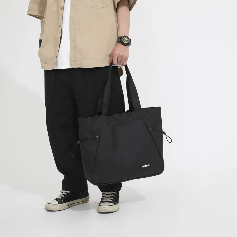OUZIHUANG Oxford Tote Handbag, Shoulder Bag Unisex-3