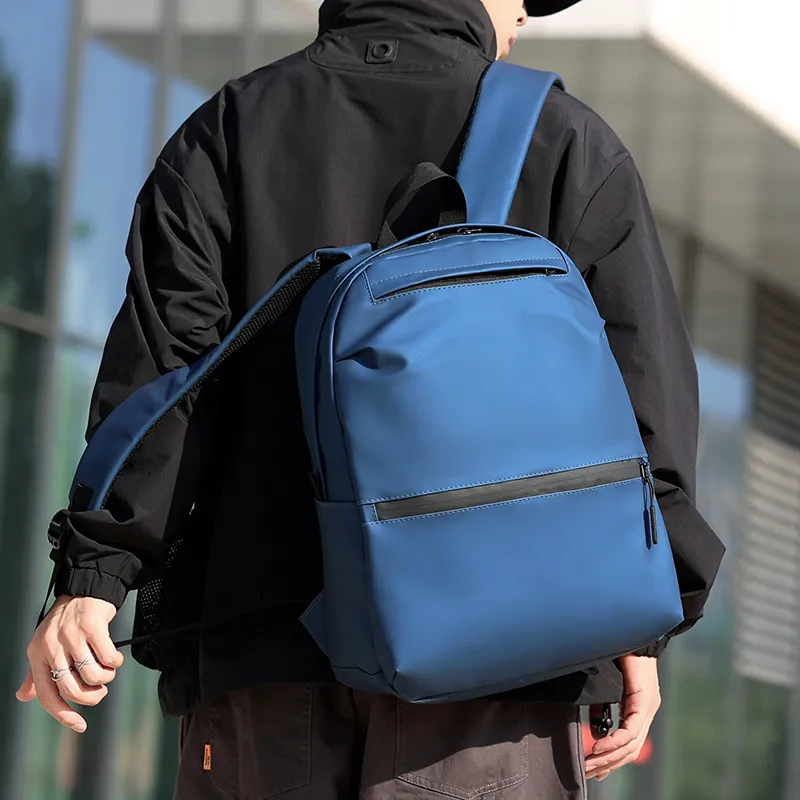 Tong Tong Rabbit Oxford Backpack Men's Black/Gray/Blue-12