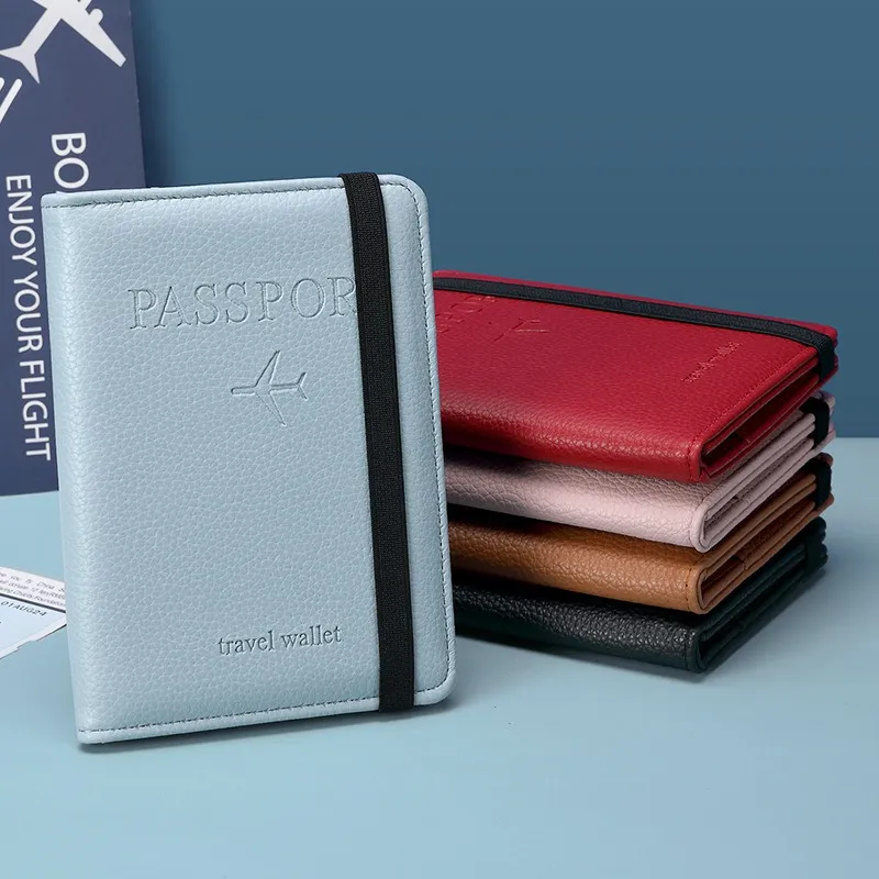 OUZIHUANG PU Card Holder Unisex Multicolor-4