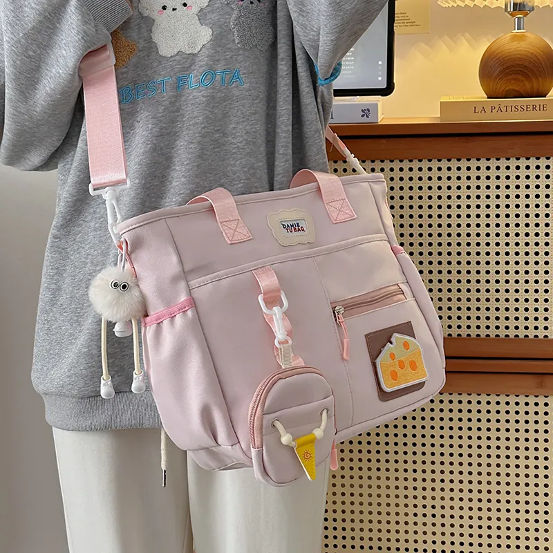 Deli Bear Polyester Tote Bag Shoulder Bag Women's Multicolor-2