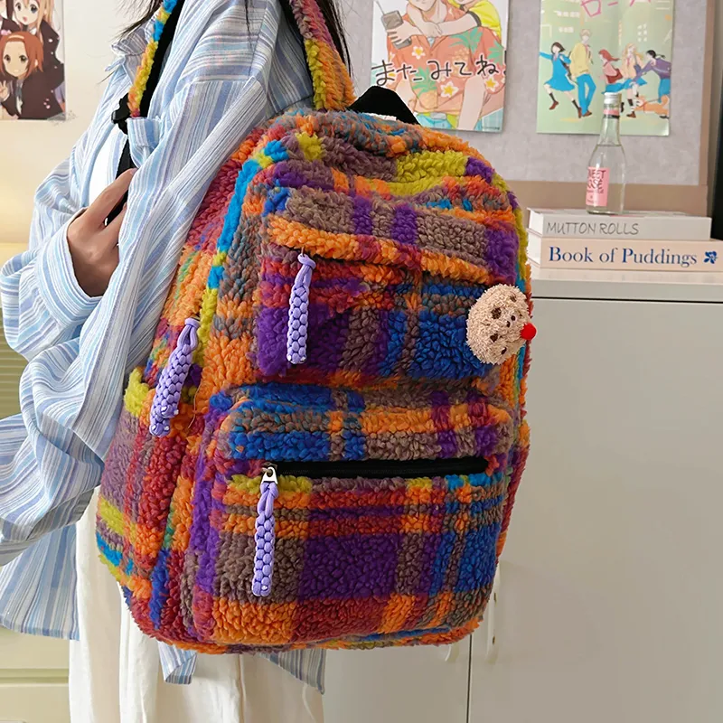 Tong Tong Rabbit Nylon Backpack Women's Multicolor-19