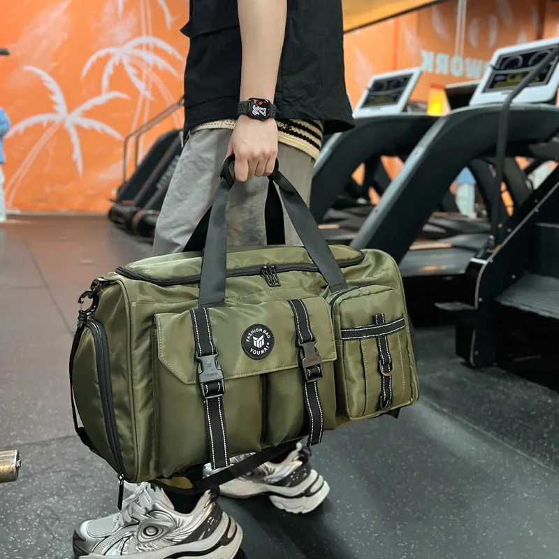 Deli Bear Nylon Travel Bag Unisex Multicolor-13