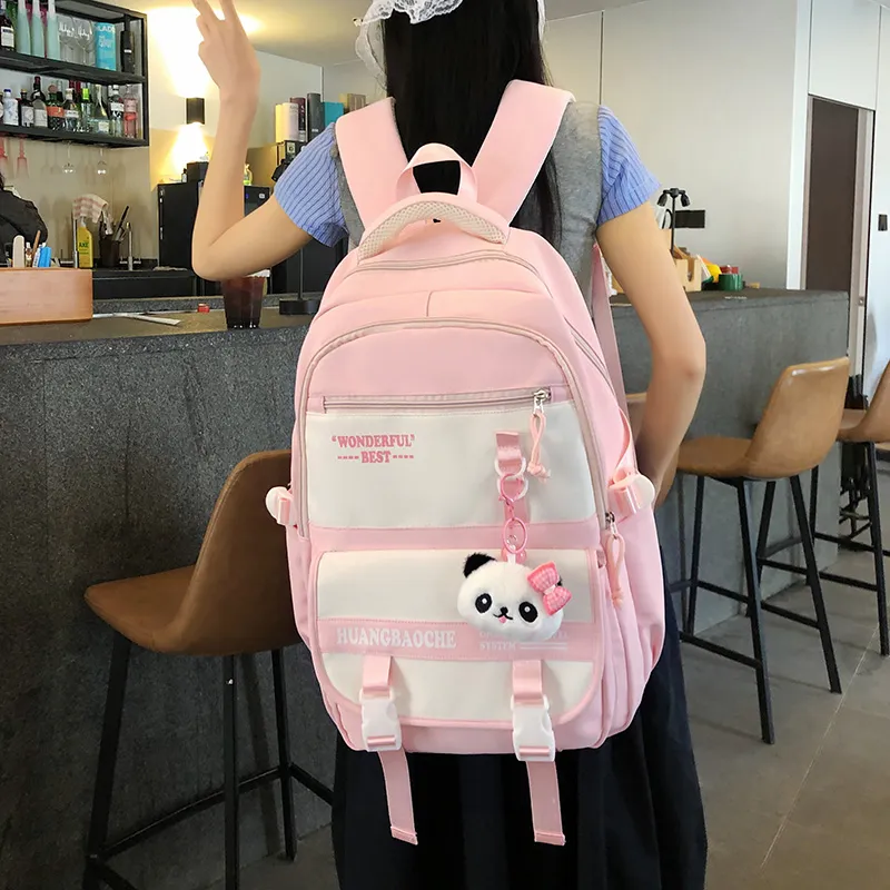 Deli Bear Nylon Backpack Women's Multicolor-9