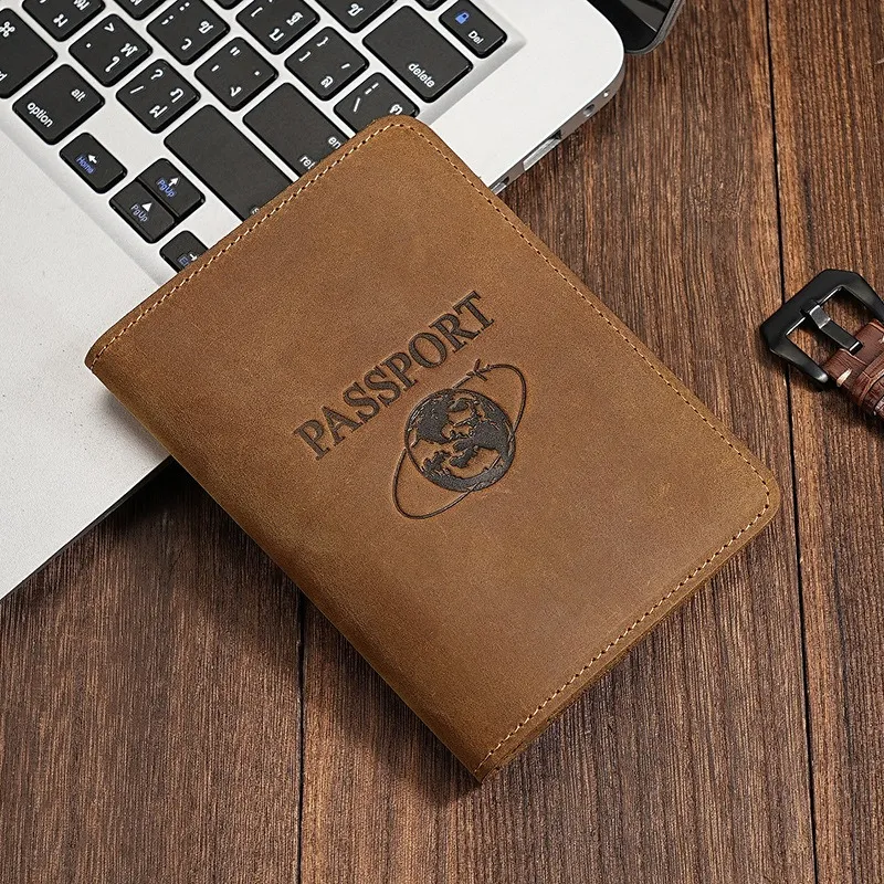 Tong Tong Rabbit Top Grain Cow Leather Card Holder Unisex Coffee/Dark Brown-1