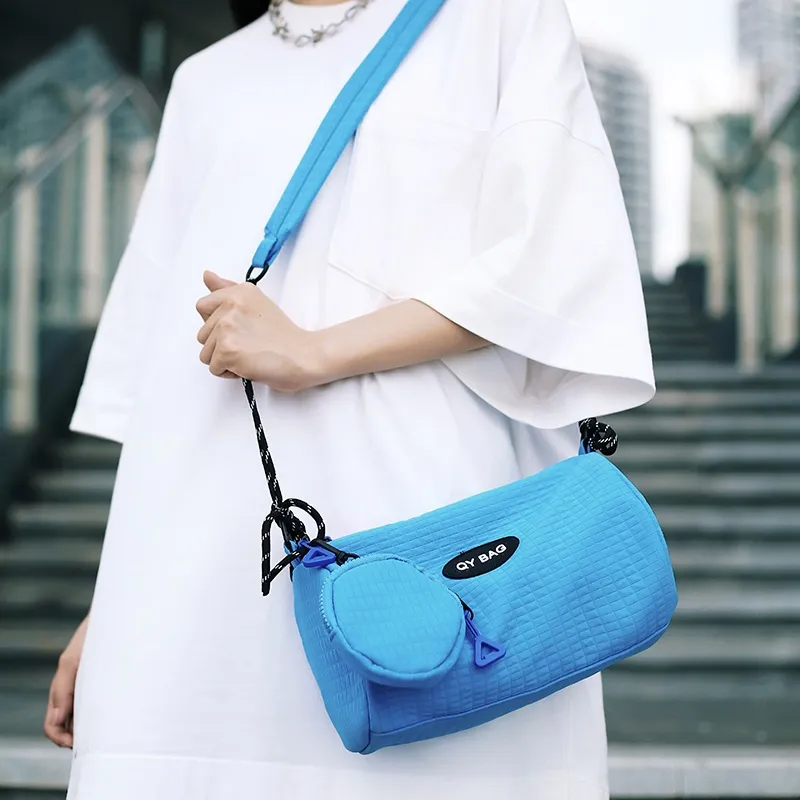 Tong Tong Rabbit Nylon Shoulder Bag Unisex Multicolor-15