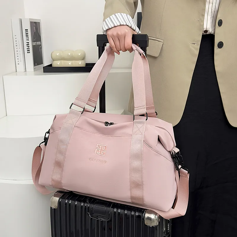 OUZIHUANG Nylon Travel Bag Unisex Multicolor-13