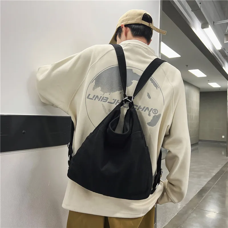 OUZIHUANG Denim Crossbody Bag, Shoulder Bag Regular Unisex Black/Light Blue/Dark Blue/Vintage Blue-6