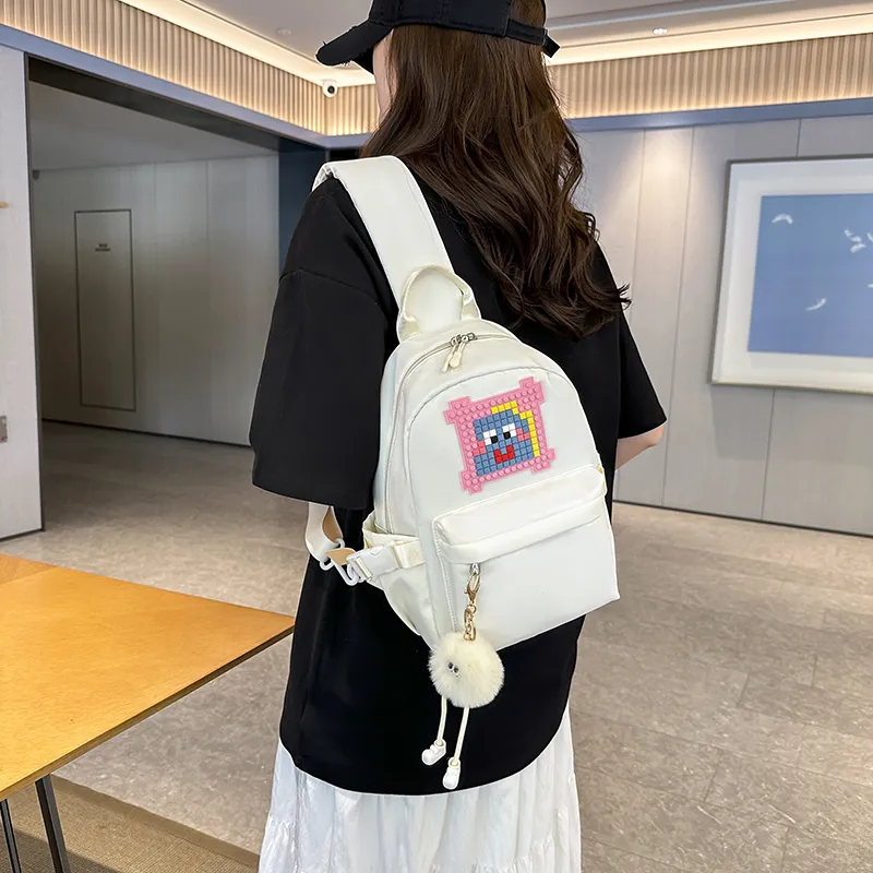 Tong Tong Rabbit Nylon Sling Bag Women's Multicolor-15