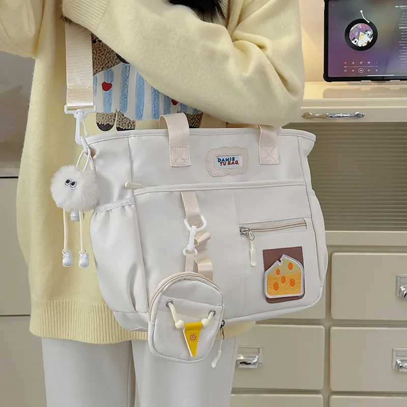 Deli Bear Polyester Tote Bag Shoulder Bag Women's Multicolor-6