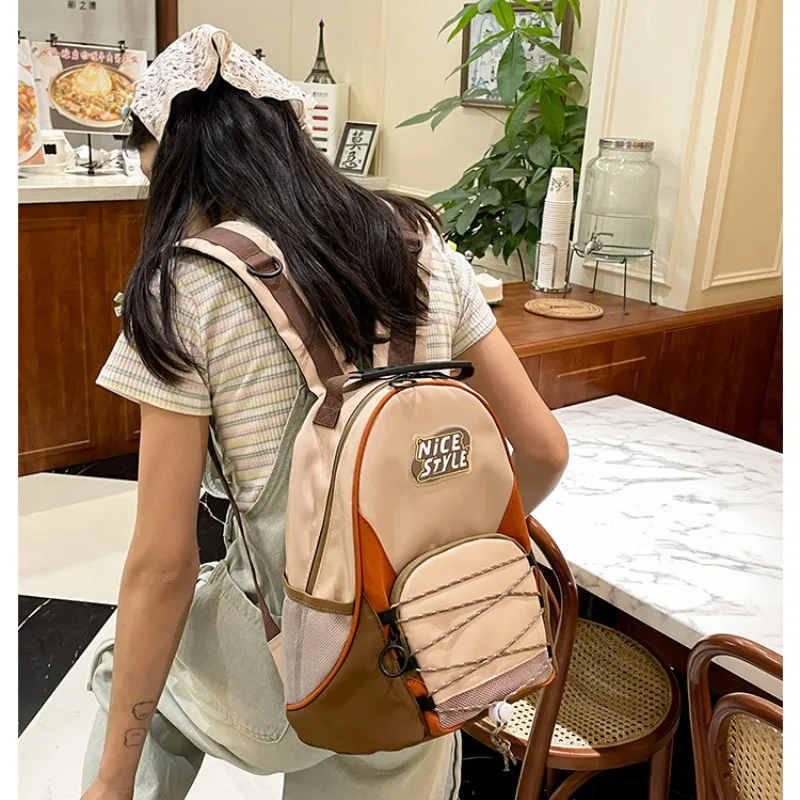 Tong Tong Rabbit Nylon Backpack Regular Unisex Multicolor-10