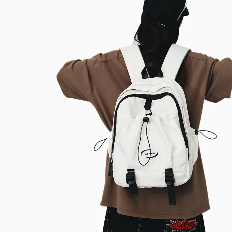 Tong Tong Rabbit Nylon Backpack Large Size Unisex Multicolor-1