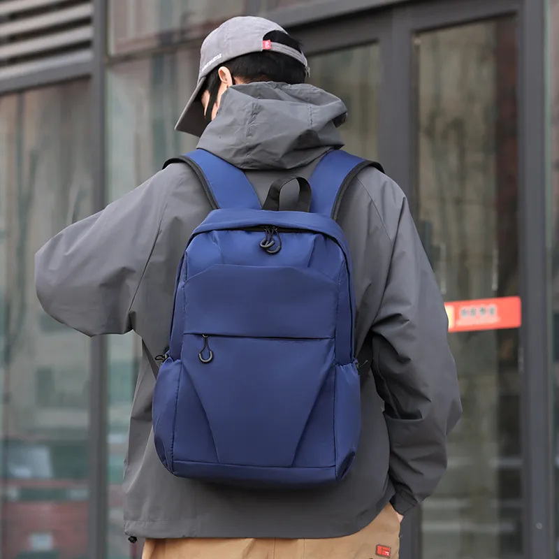 Tong Tong Rabbit Oxford Backpack Men's Black/Blue/Gray-7