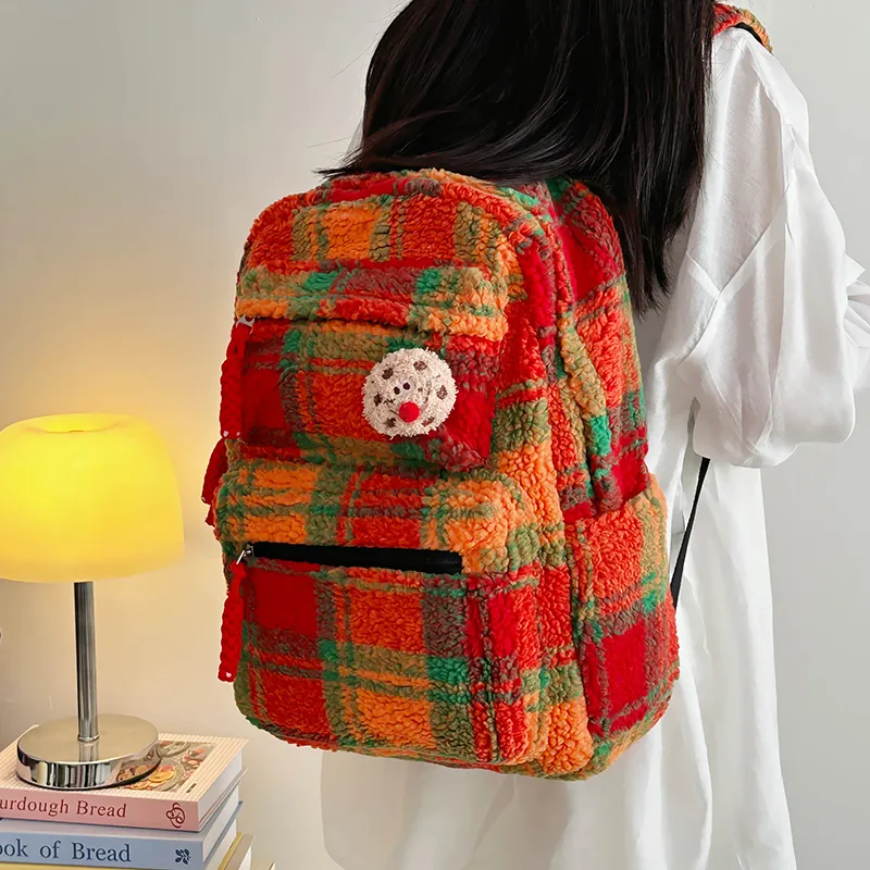 Tong Tong Rabbit Nylon Backpack Women's Multicolor-4