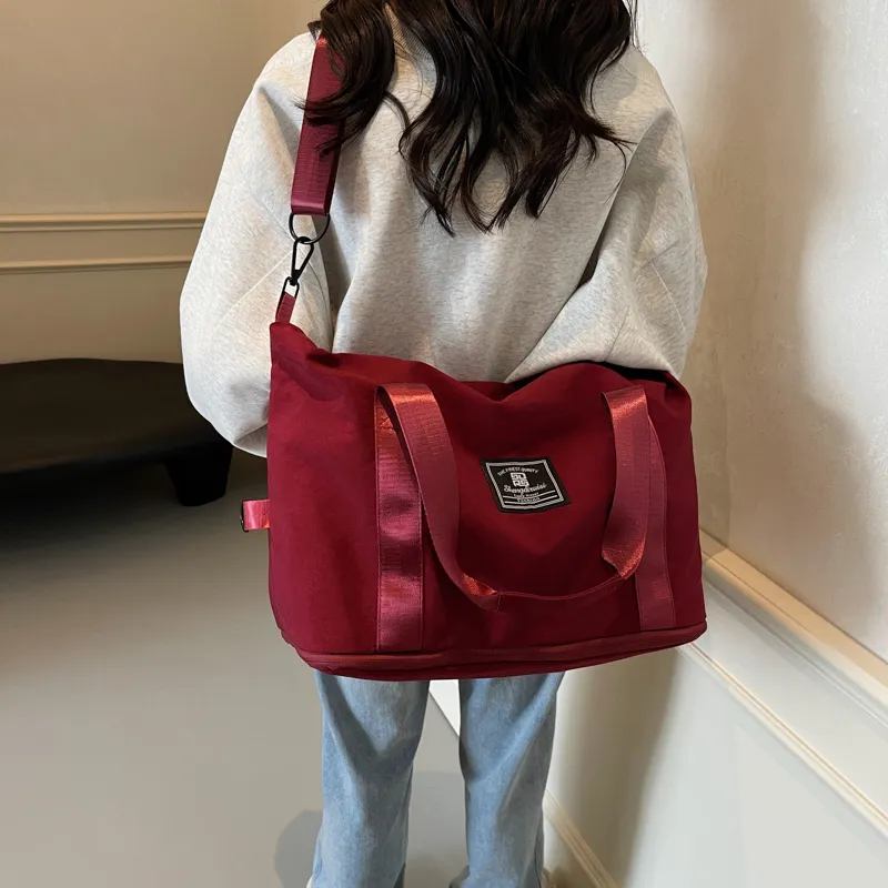 OUZIHUANG Oxford Travel Bag Unisex Multicolor-5