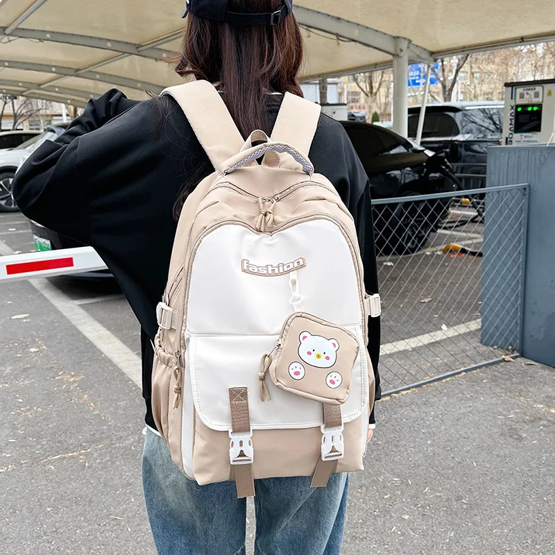 OUZIHUANG Oxford Backpack Women's Multicolor-8