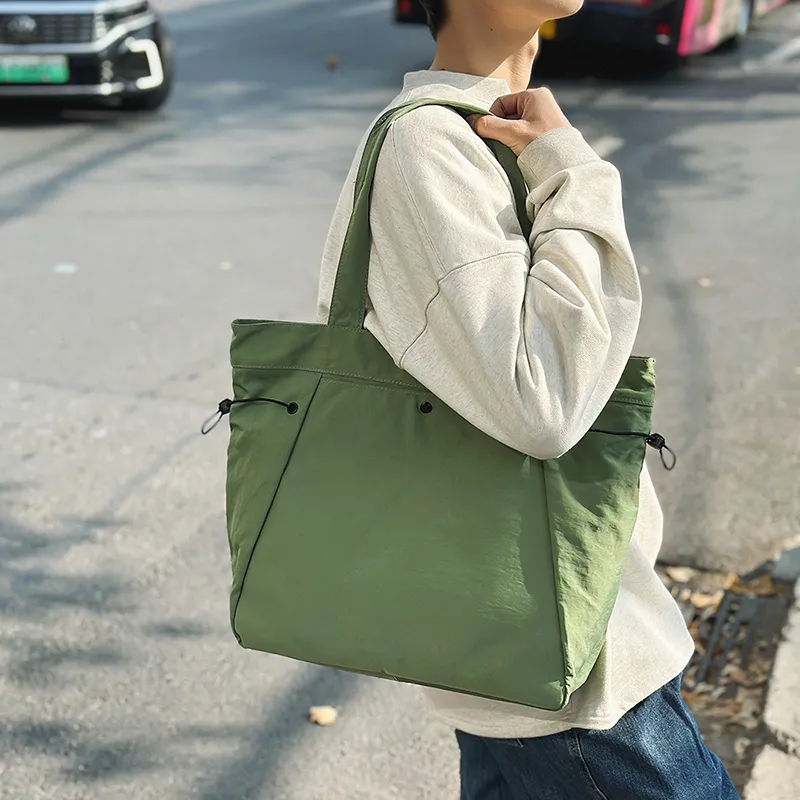OUZIHUANG Nylon Tote Bag Shoulder Bag Unisex Multicolor-11