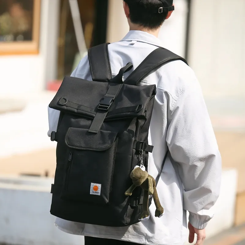 Deli Bear Oxford Backpack Regular Unisex Black-6