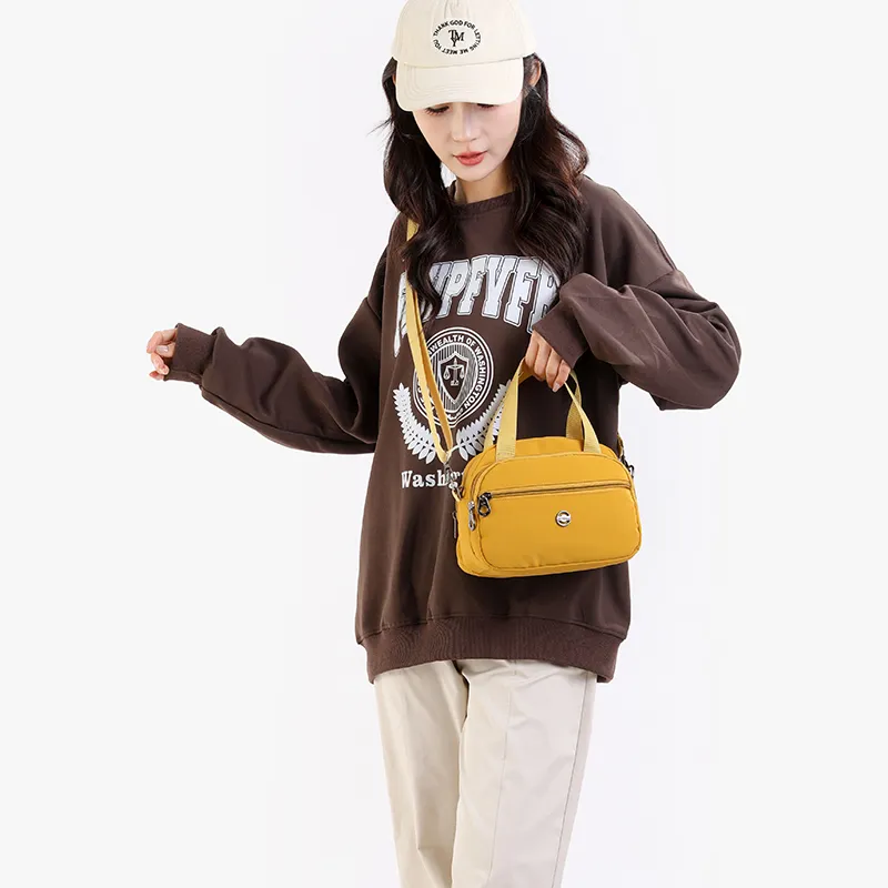Deli Bear Nylon One Shoulder Handbags Women's Multicolor-9