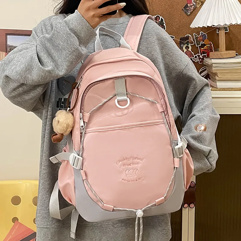 Tong Tong Rabbit Nylon Backpack Women's Multicolor-3