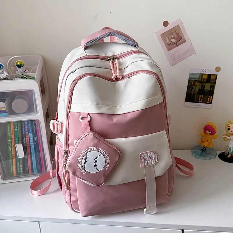 OUZIHUANG Oxford Backpack Regular Unisex Multicolor-7