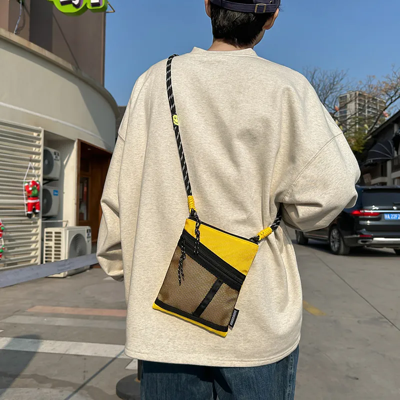 Deli Bear Nylon Crossbody Bag Shoulder Bag Unisex Multicolor-15