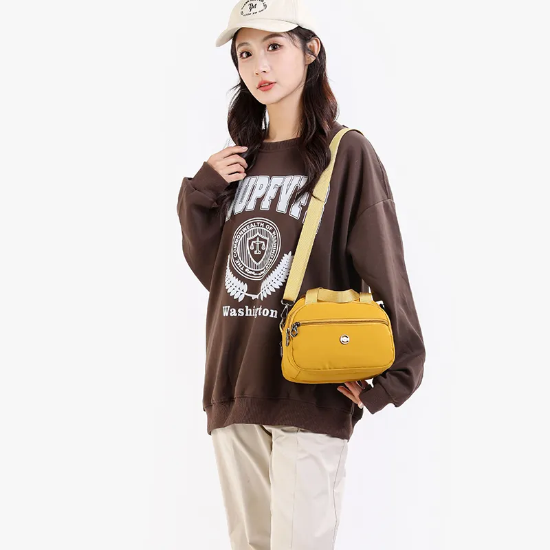 Deli Bear Nylon One Shoulder Handbags Women's Multicolor-7